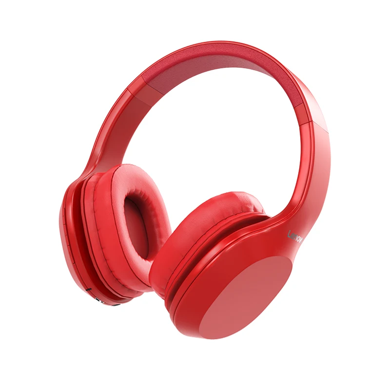 Красный Bluetooth-наушники lenovo HD100 - Цвет: Красный