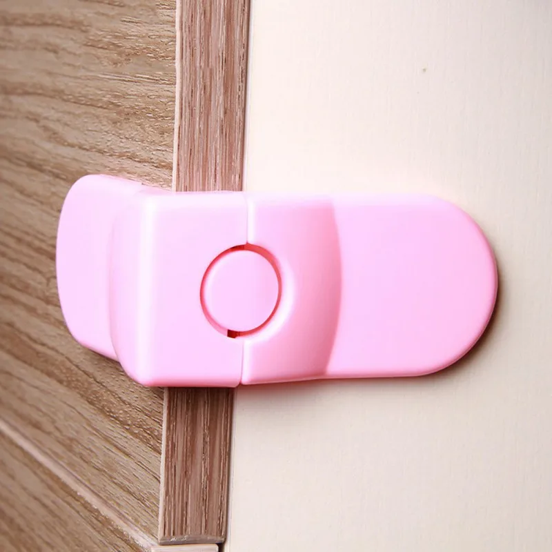 Home Child Safety Locks Stick On Self-Adhesive Childproof Latches For Cabinet Door Drawer Closet Refrigerator No Drilling #m