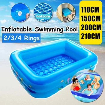

Inflatable Swimming Pool Thick Safe Inflatable Pool Summer Water Party Supply For Baby Kids Adult Indoor And Outdoor One Color