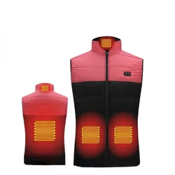 Heating Vest Warm 9-zone Camping Clothes 40-55 Degrees Outdoor Hunting USB Charging Jacket