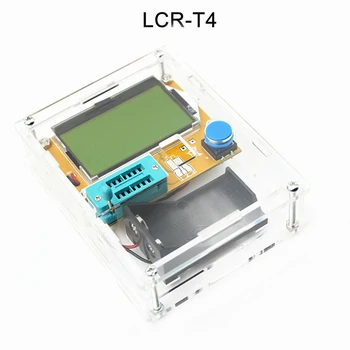 

Durable 25mA Multifunctional Transistor Tester LCR-T4 Mega328 Diode Triode Capacitance Digital LCD Display ESR Meter with Shell