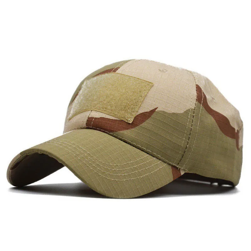 Мужская тактическая камуфляжная Военная бейсбольная кепка с вентилятором, простая регулируемая бейсболка от солнца, кепка для охоты на открытом воздухе - Цвет: M