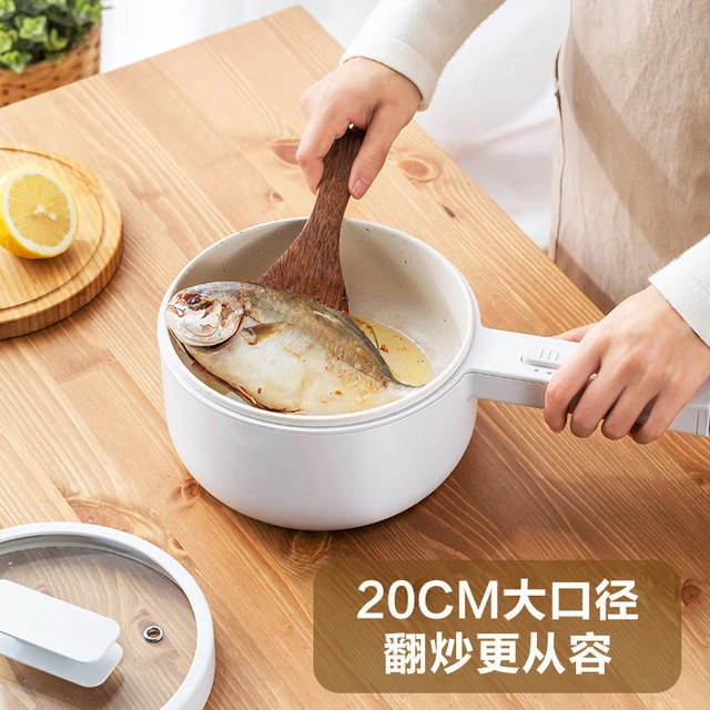 Multifunctional Electric Cooker Hot Pot Mini Non-stick Food Noodle