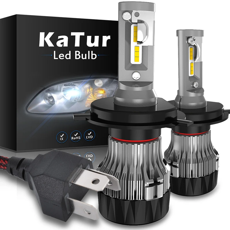 Katur 16000Lm светодиодный H1 H3 H4 H7 H8 H11 H16 9005 9006 9012 HB3 HB4 H1R2 Ultinon Essential светильник для