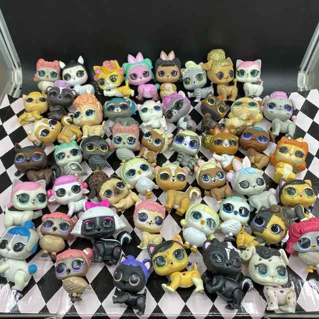 Original 5/10/15Pcs/set multi-style surprise doll pet dog LOLs Pet doll children toy 1