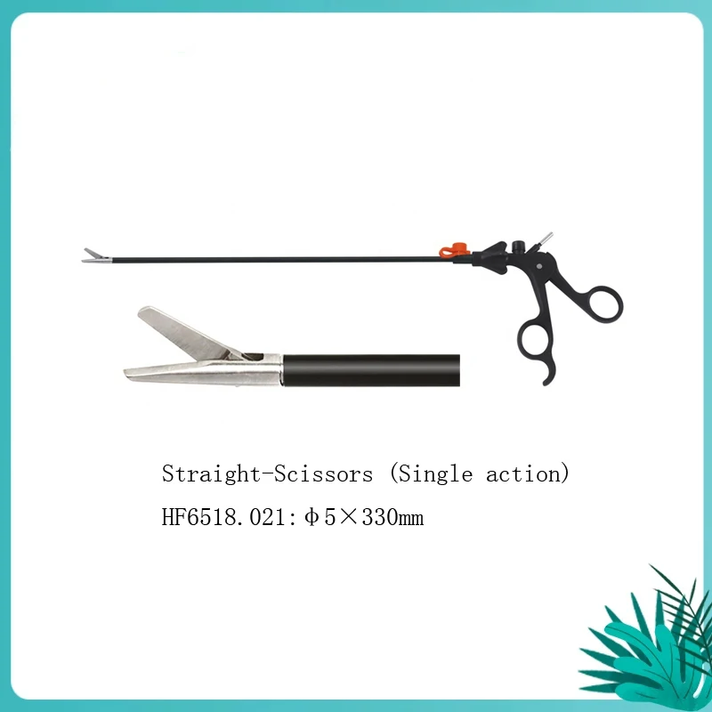 

Surgical Laparoscopic Instruments Endo Scissors Medical 5mm Reusable Straight-Scissors Endoscopic Curved Scissors