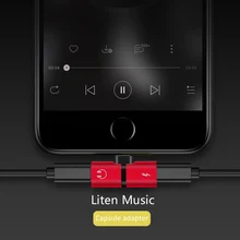8Pin кабель адаптер Iphone аудио кабель зарядки наушники сплиттер адаптер для Iphone 7/8/X XR Max 11 Pro Музыка зарядки в одном 8 Pin адаптер конвертер
