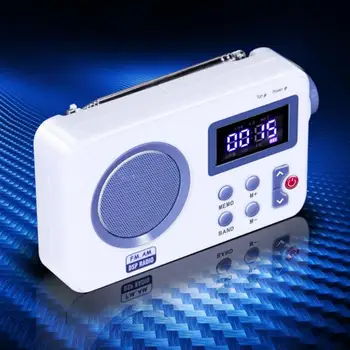 

DAB Digital Home Portable Radio Earphone Port Tuning With Antenna AM FM Volume Control Stereo High Fidelity LCD Display Portable