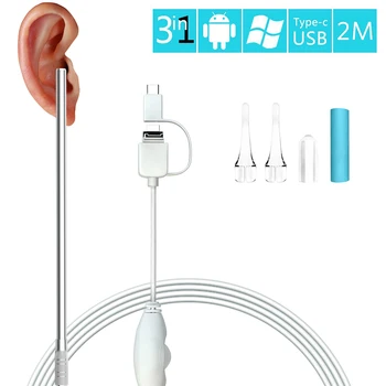 

3 In 1 Multifunction High-Definition Visual Ear Spoon Cleaning Endoscope Cleaner Earwax Removal Clean Tool
