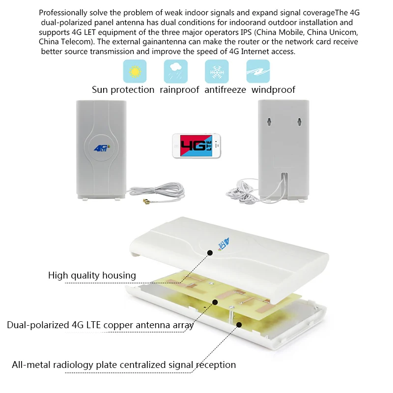 4G LTE SMA разъем антенный усилитель для Huawei B310 B593 E5186 B315 E5172 и так далее|3G/4G роутеры| |