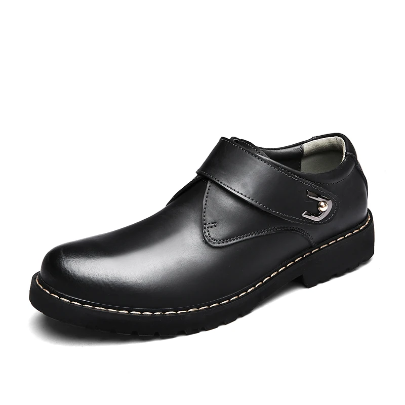 Brand Handmade Breathable Men's Oxford Shoes Top Quality Dress Shoes Men Flats Fashion Genuine Leather Casual Men Shoes