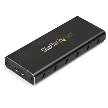 

StarTech.com M.2 SSD Enclosure for M.2 SATA SSDs - USB 3.1 (10Gbps) with USB-C Cable, SSD enclosure, M.2, M.2, 10 Gbit/s, USB co