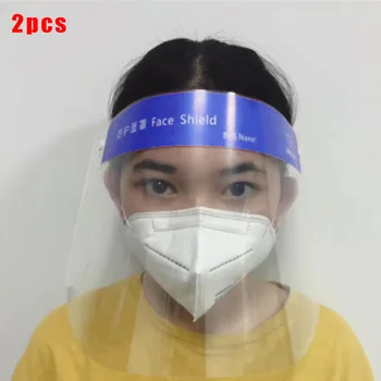 

2x Kids Clear Face Protection Shield Protective Cover Safty Anti-fog Anti-saliva Anti-Spitting Splash Windproof