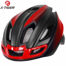 X-tiger luz ciclismo capacete da bicicleta ultraleve capacete intergralmente moldado mountain road bicicleta mtb capacete seguro das mulheres dos homens