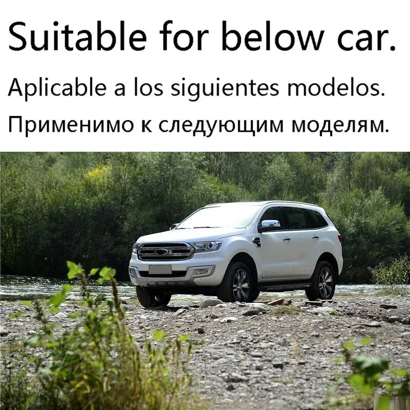 Хромированный Автомобильный Автомобиль, автомобильные оконные наружные части, стикер, Полоска, аксессуар для автомобиля, Стайлинг 15 16 17 18 19 для Ford Everest