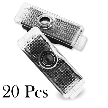 

20 Pcs 10 Pair LED Welcome Light Car Door Logo Ghost Lamp Auto Emblem for BMW M3 M5 3 5 6 7 Series E90 E60 E92 E61 F10 F30 X3