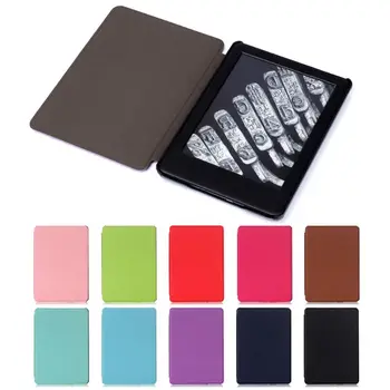 

Cross Pattern Ultra-Thin E-book Case Magnetic PU Leather Flip Stand Protective Cover for Amazon All-New Kindle 10th Generation 2