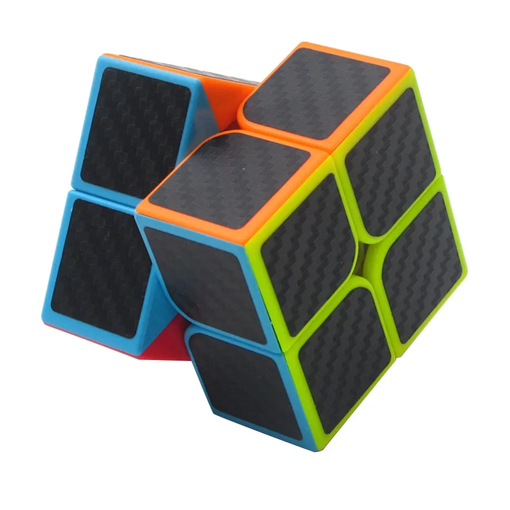 Магический кубик из черного углеродного волокна, 2-й заказ, 3-й пирамида, Магический кубик, комбинация, детские развивающие игрушки