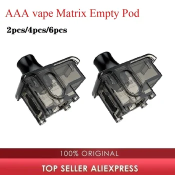 

2pcs/4pcs/6pcs Original E-cigarette AAA vape Matrix Empty Pod With AAA Vape Matrix Coil For Matrix Pod Kit& Capacity 3ml/4ml