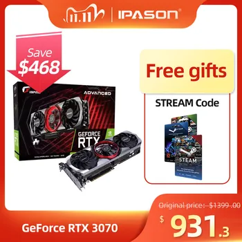 

Colorful iGame GeForce RTX 3070 Advanced OC 8G GDDR6 256bit Video Gaming Computer Graphics Card Support PCI Express 4.0 HDMI/DP