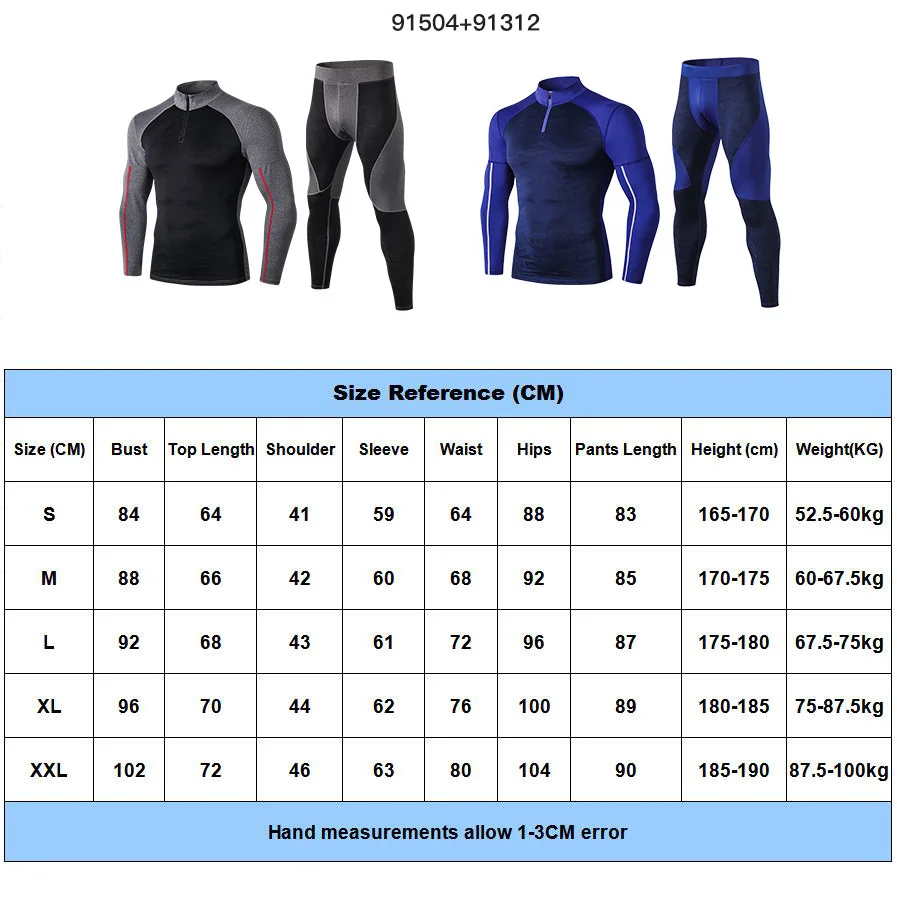 Fanceey High Collar Winter Thermal Underwear Men Long Johns Men Rashgard Shirt Leggings Warm Sport Compression Underwear Thermo 6