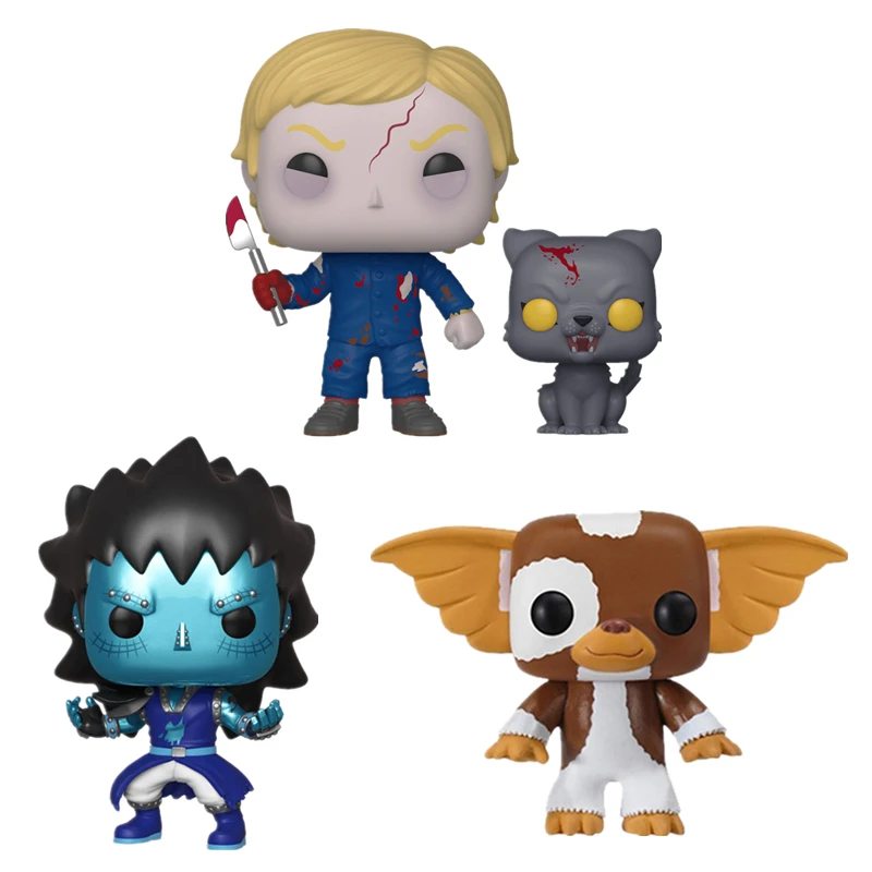 

FUNKO Pet Sematary Gage&Church Fairy Tail Gajeel Gremlins Gizmo Model Collection Action Figure Toys Halloween Kids Birthday Gift
