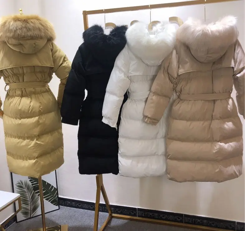 Женские зимние пальто, длинные хлопковые повседневные меховые куртки с капюшоном, женские толстые теплые зимние парки, Женское пальто