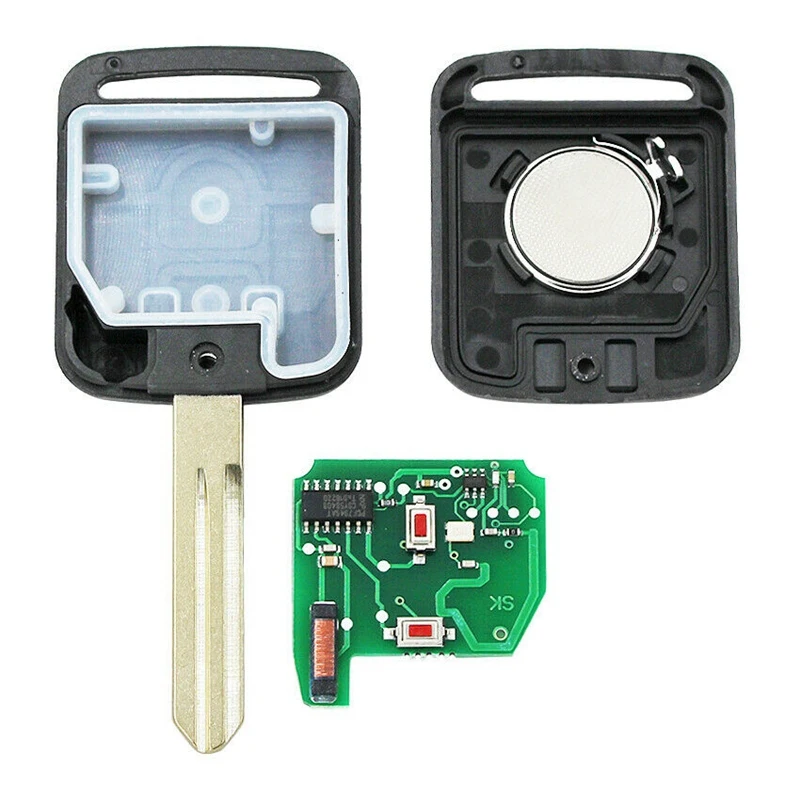 2 кнопки 43 Гц ID46 PCF7946 чип дистанционного ключа автомобиля для Nissan Elgrand X TRAIL Qashqai Navara