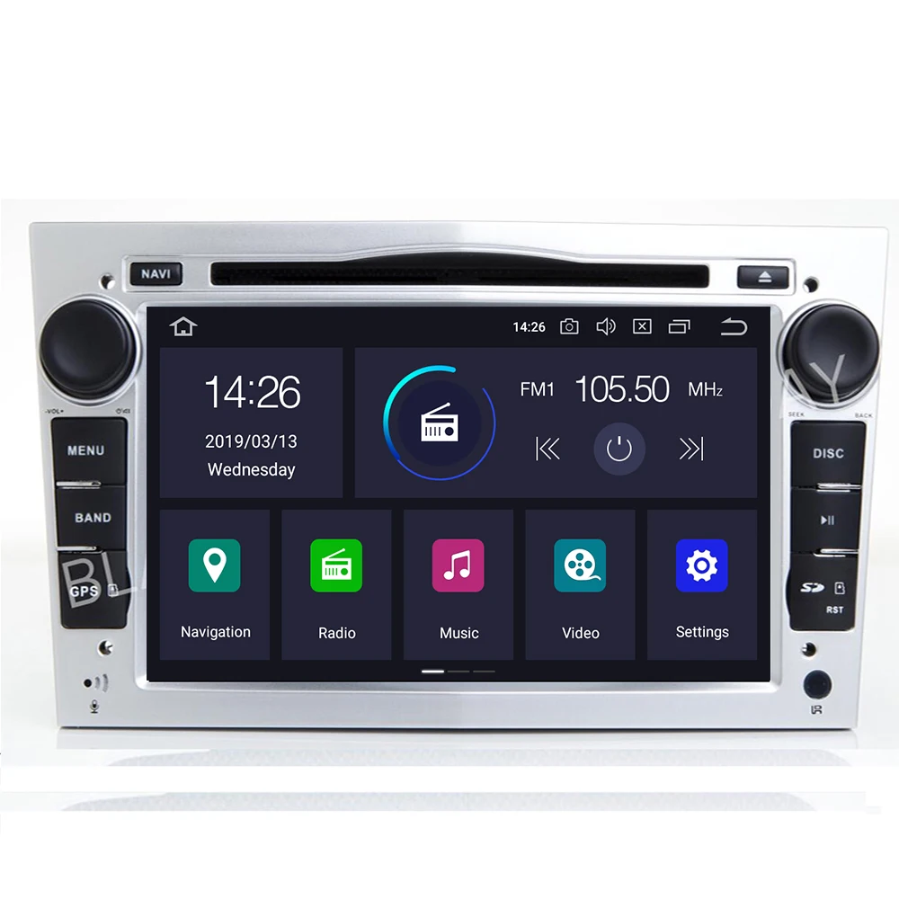 

Android 9.0 4 +32G 8 core IPS screen DSP 2 DIN Car GPS For opel Vauxhall Astra H G J Vectra Antara Zafira Corsa DVD PLAYER
