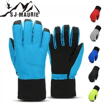 Зимние стильные женские лыжные перчатки водонепроницаемые ветроустойчивый сноуборд перчатки снегоход сенсорный экран для катания на лыжах Зимние перчатки