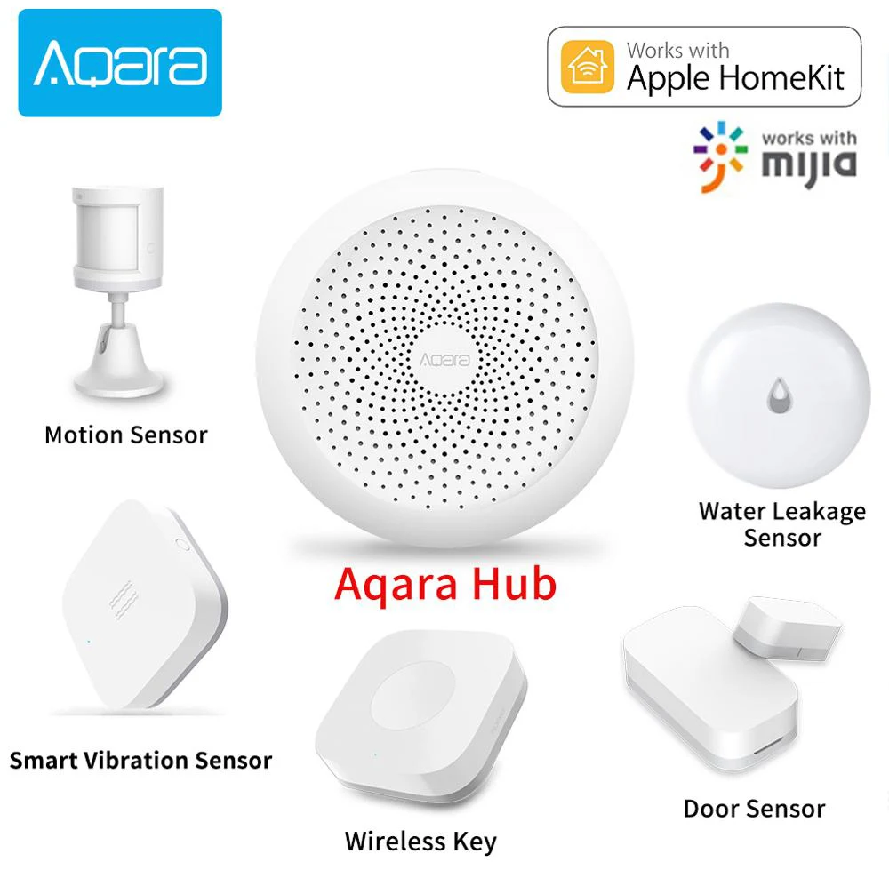 Блок управления умным домом Aqara Hub Wi Fi выключатель света для занавесками работает