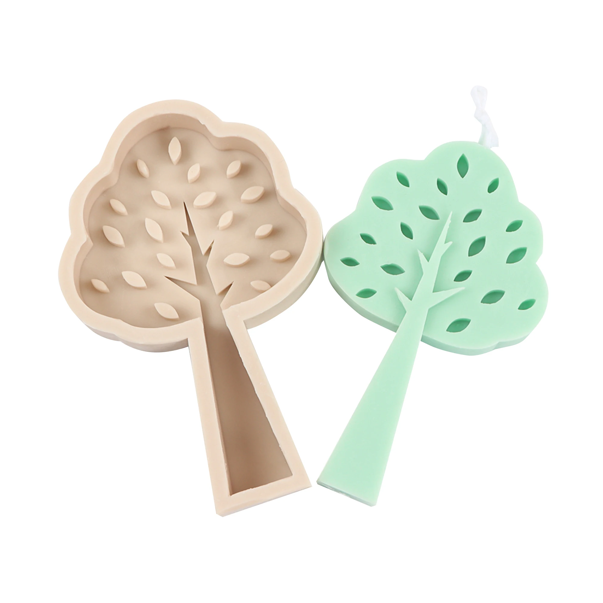 

Creative Fruit Tree Candle Mould Fruiter Home Decoration Aromatherapy Epoxy Wax Craft Making Chocolate Baking Silicone Soap Mold