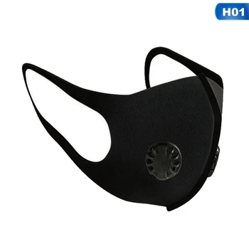 

Unisex Sponge Dustproof PM2.5 Pollution Half Face Mouth Mask With Breath Wide Straps Washable Reusable Muffle Respirator