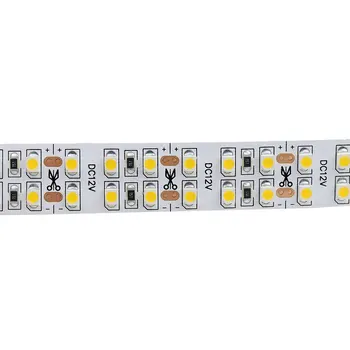 

Warm White 5M Double Row 3528 SMD 1200LEDs Flexible Strip Tape Light 240LEDs/M Ribbon Lamp DC 12V 16.4Ft (Warm White Strip)
