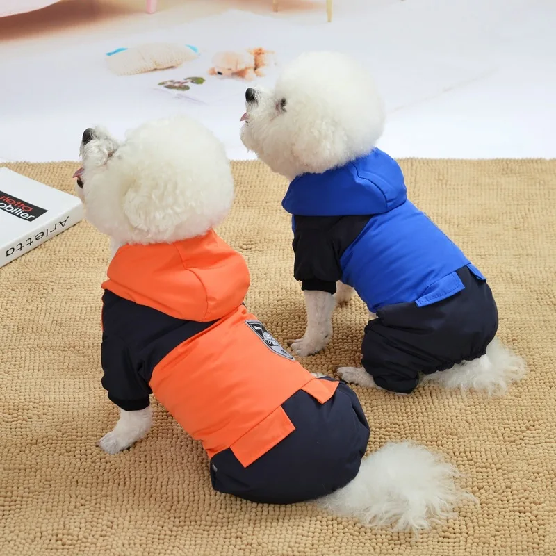

Pet Winter Clothes Dog Coat Jacket Jumpsuit Warm Dog Clothes Winter Puppy Small Dog Outfit Yorkshire Poodle Bichon Pet Costume