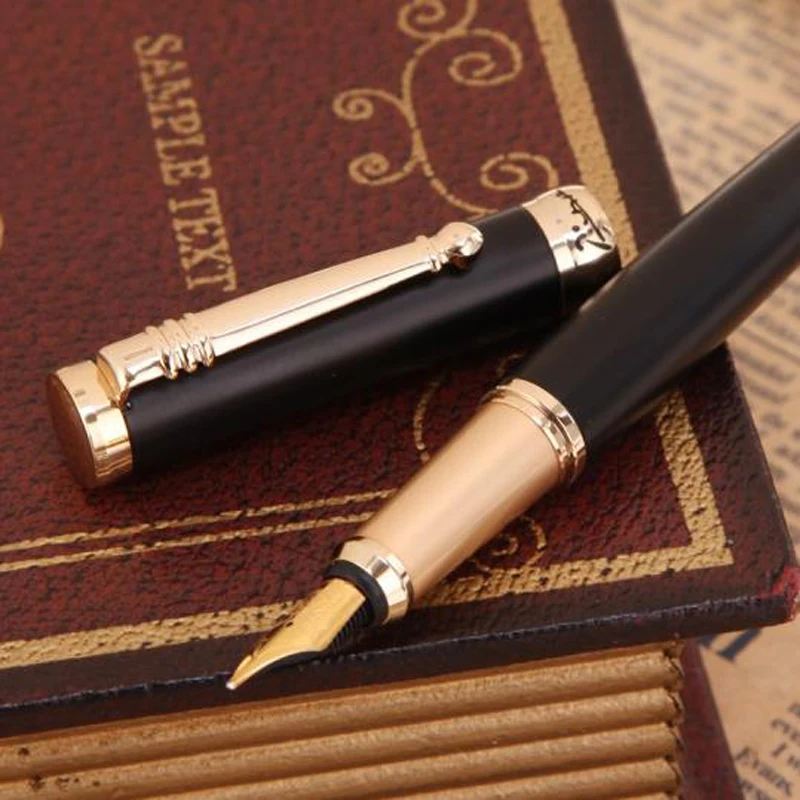 

Picasso Classic Thales Iridium Fine Nib Noble Golden/Silver Trim Fountain Pen Professional Office School Writing Tool