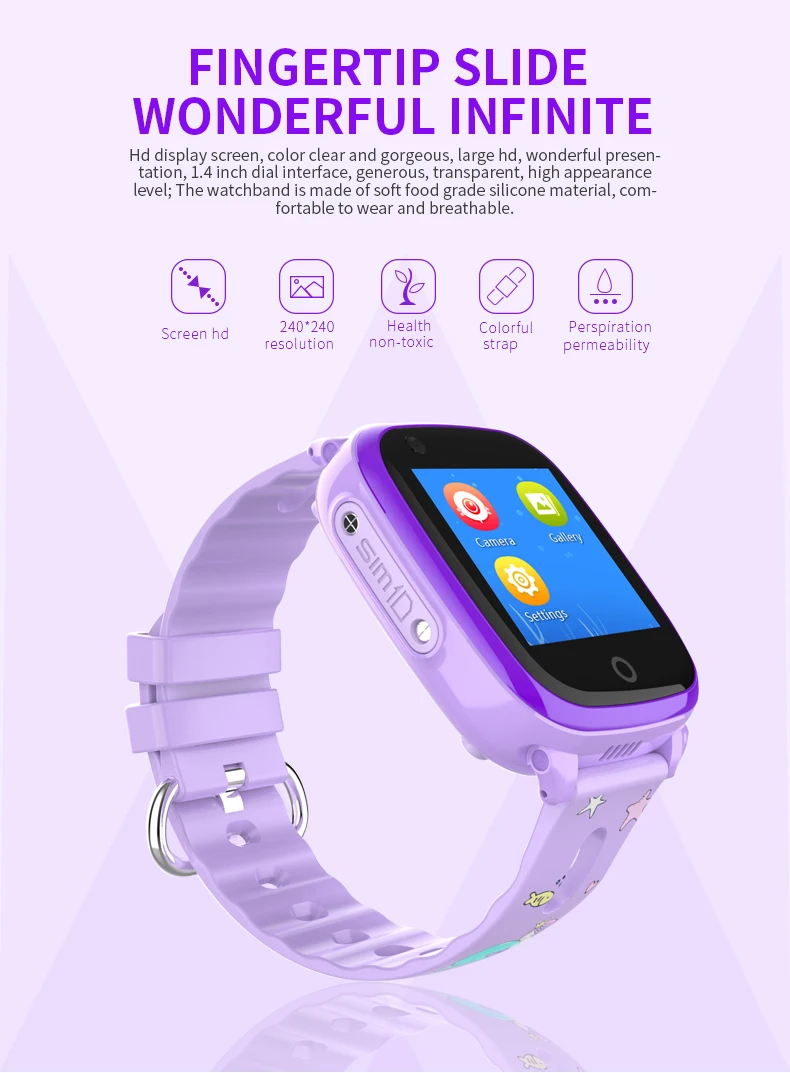 Waterproof Kids Smart watch 4G 4