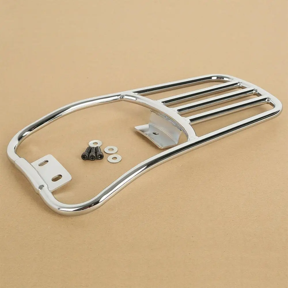 

Motorcycle Fender Luggage Rack For Harley Softail Deluxe 2006-2018 Fatboy 2007-2018 17 16 15