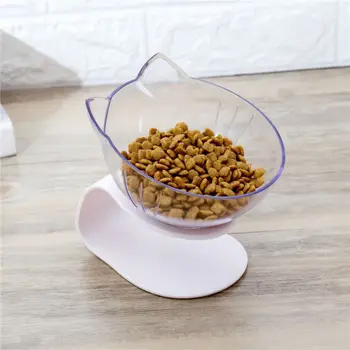 

Cat Feeder Raised Cat Food Water Bowls With Stand No Spill Reduce Pets Neck Pain Bowls