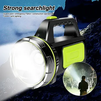 

135000Lumen 1000M Xenon LED Flashlight USB Rechargeable Camping Patrolling Lantern Work Light Hand Torch Security Spotlight Lamp