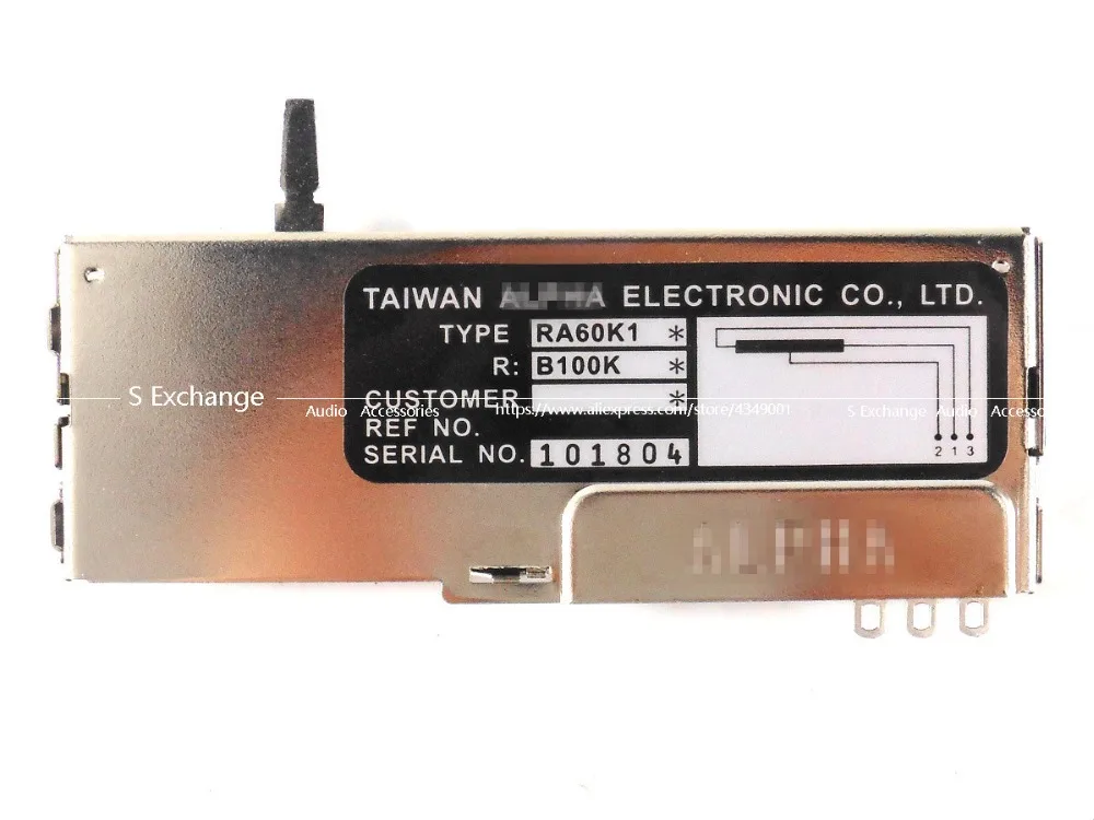 Nuovo Fader Ra60K1 Per Alpha Allen & Buzz Xone 92 (003144X)