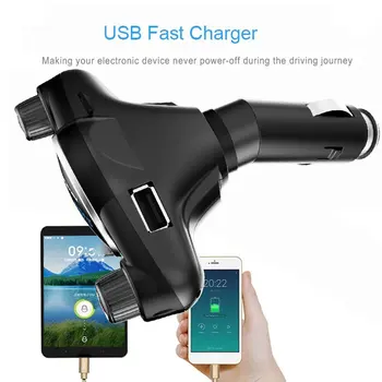 

Bt08 Car Card Transmitter Wireless Hands-Free Mp3 Player Clear Sound Quality Double Usb Charging Port Compatibility 1 Pcs