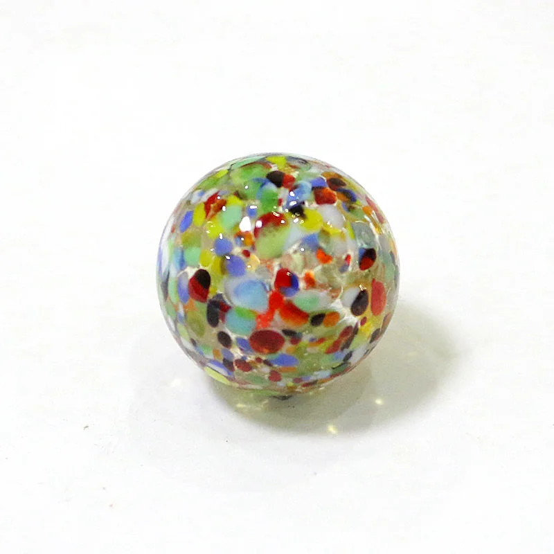 25MM Custom Colorful Handmade Murano Glass Marbles Balls Ornaments Home Vase Bonsai Decor Accessories Game Pinball Toys For Kids — view 6