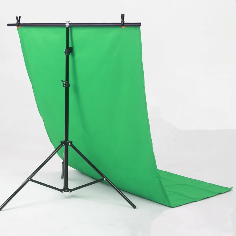 Professional T-shape Background Stand For Photo Studio Photography Frame Support System Kit Screen Frame Metal Backdrop Bracket
