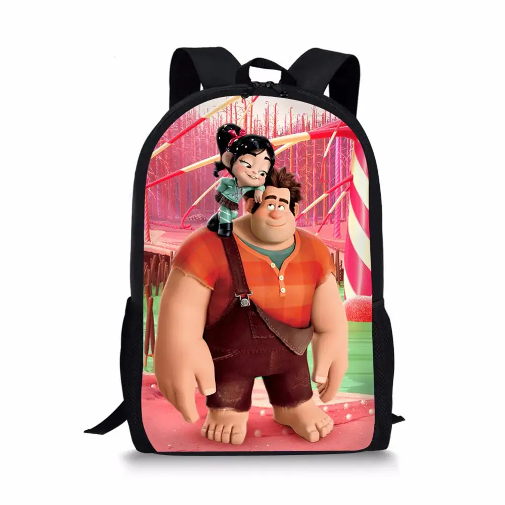 HaoYun, модный детский рюкзак, Wreck-It, Ральф, сумки для книг, для мальчиков, Mochila Infantil, От 1 до 6 лет, Ральф, школьная сумка, детский рюкзак