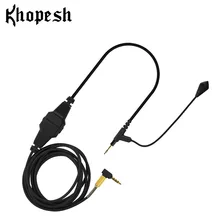 Khopesh QC25 подвесной микрофон универсальный кабель регулировки громкости для Bose QC25 QC35 AE2 OE2 игровой кабель для наушников 2,5 мм 3,5 мм кабель