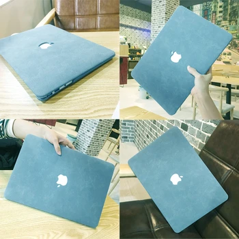 

PU Leather Shell Skin Cover Case For Apple MacBook Pro Air Retina 13 13.3 15 16 11 12 Inch Laptop New A1932 A1706 A2289 A2141