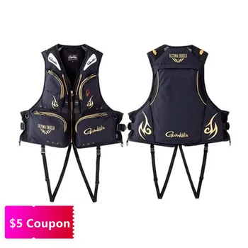 

New Gamakatsu Fishing Life Jacket Men Quick-drying Breathable Vest Large Buoyancy Sea Fishing Rock Fishing Life-saving Vest