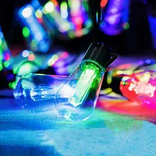 Guirlande solaire LED imperméable IP65, décoration d'extérieur, lampe de Patio, guirlande de vacances pour meubles de jardin de légumes 