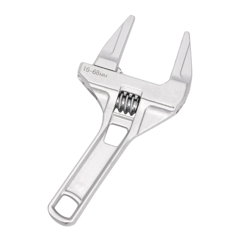

1 Pcs 8-68mm Alloy Adjustable Open End Wrench Spanner Hand Repair Tool
